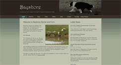 Desktop Screenshot of bayshorekennel.com